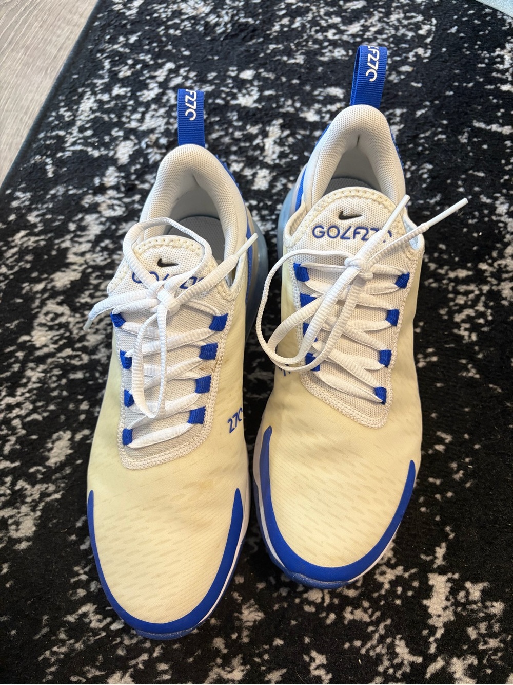 Nike Air Max 270 G Men OR Women  Shoes - White and Blue
